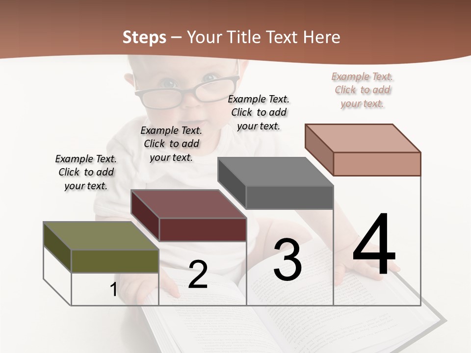 Reading Spectacles Baby PowerPoint Template