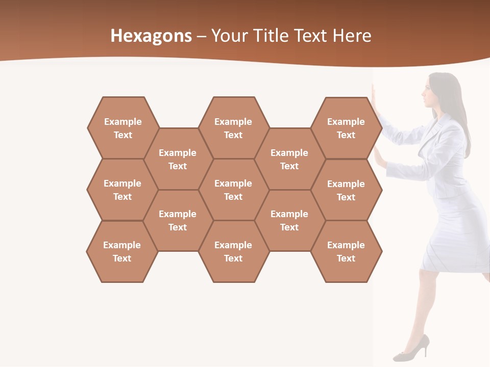 Happiness Business Female PowerPoint Template