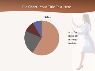 Happiness Business Female PowerPoint Template