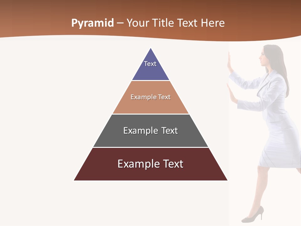 Happiness Business Female PowerPoint Template