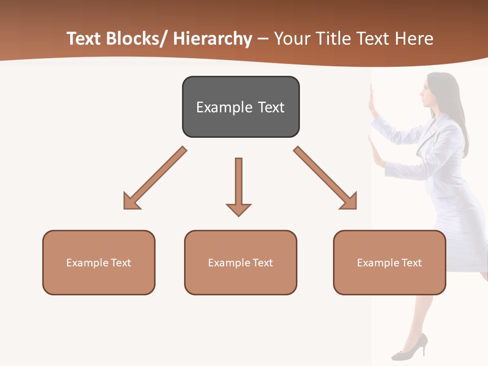 Happiness Business Female PowerPoint Template
