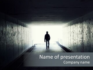 Way Hope Person PowerPoint Template