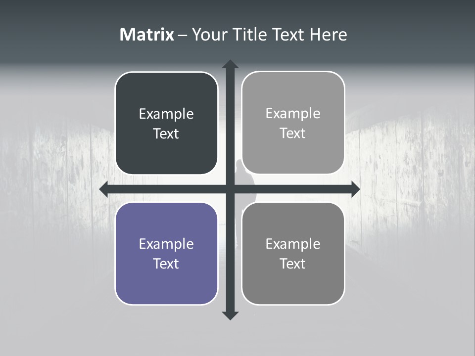 Way Hope Person PowerPoint Template