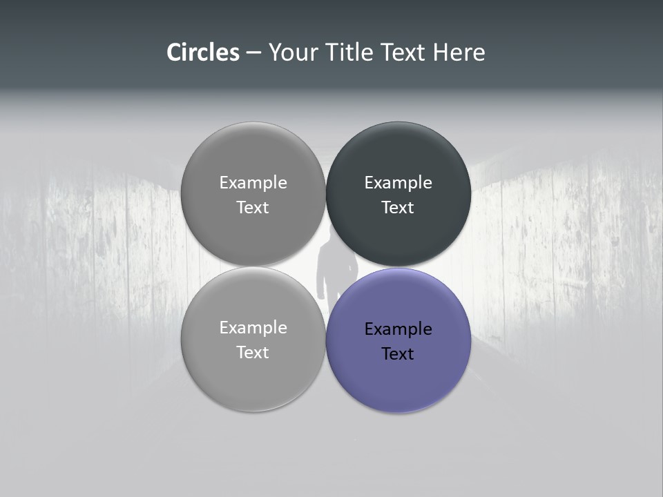 Way Hope Person PowerPoint Template