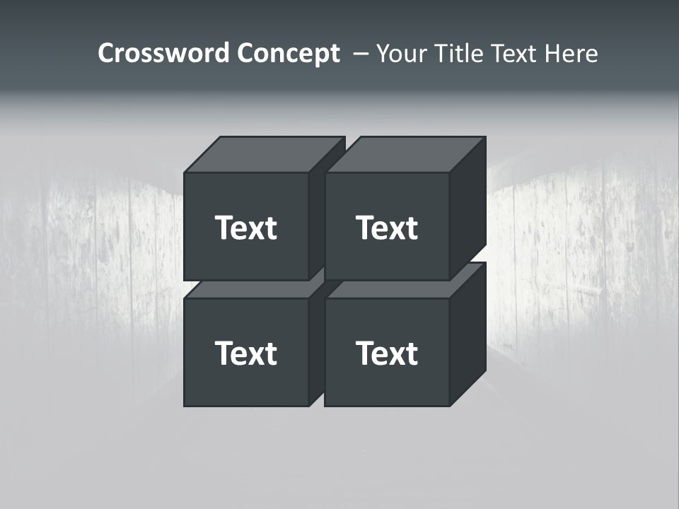 Way Hope Person PowerPoint Template