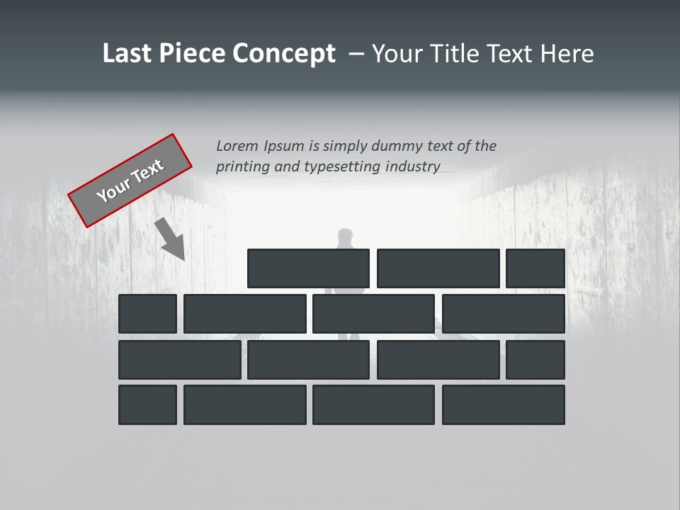 Way Hope Person PowerPoint Template