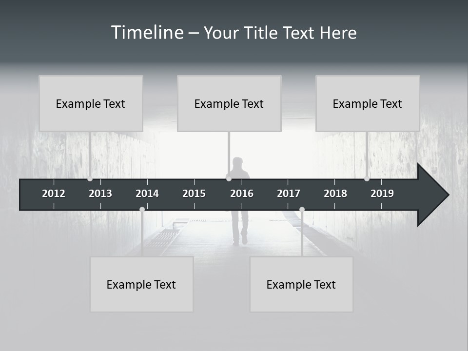 Way Hope Person PowerPoint Template
