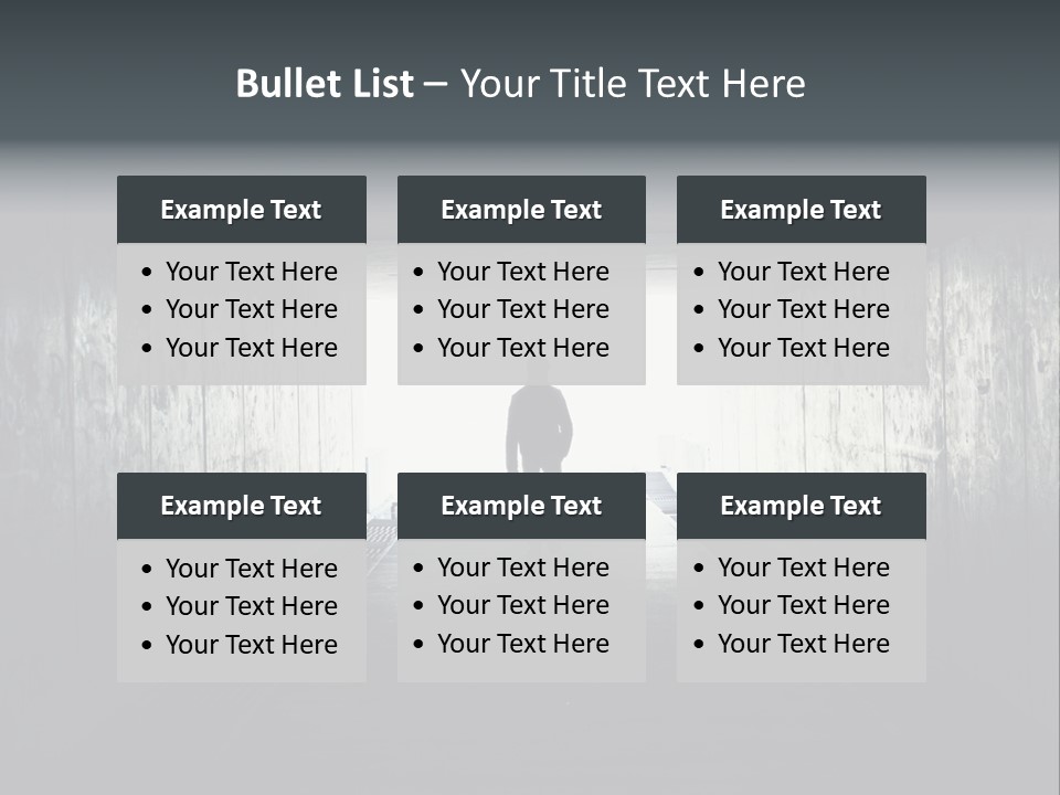 Way Hope Person PowerPoint Template