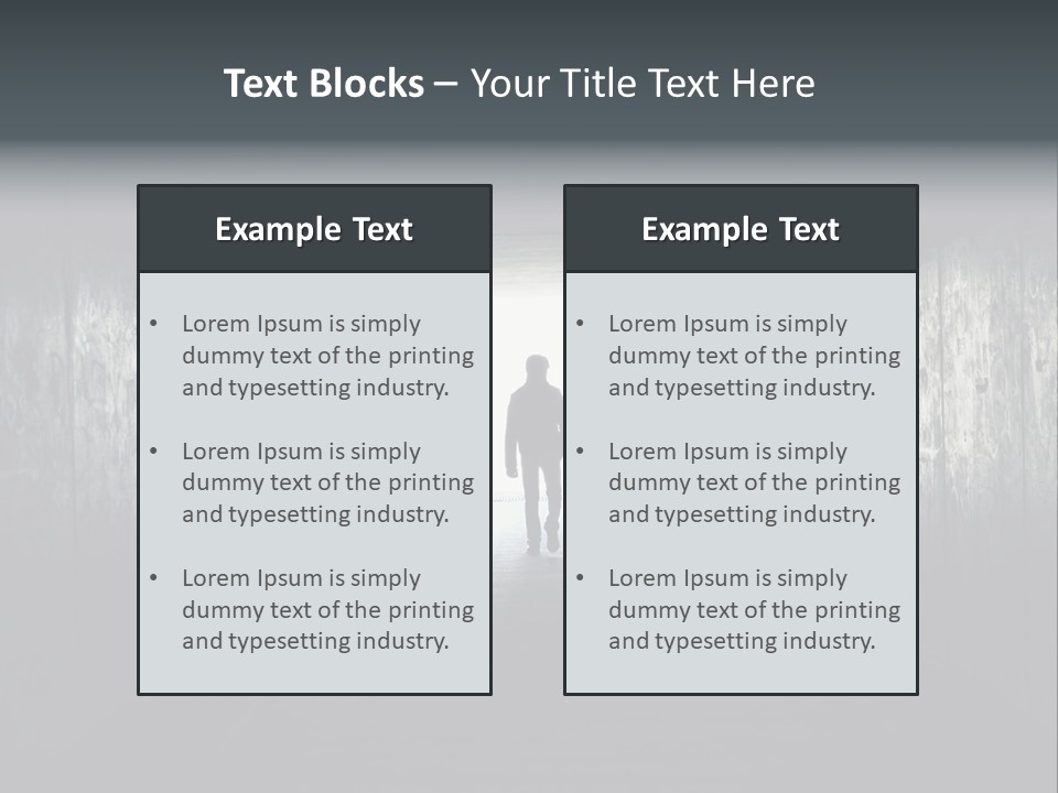 Way Hope Person PowerPoint Template
