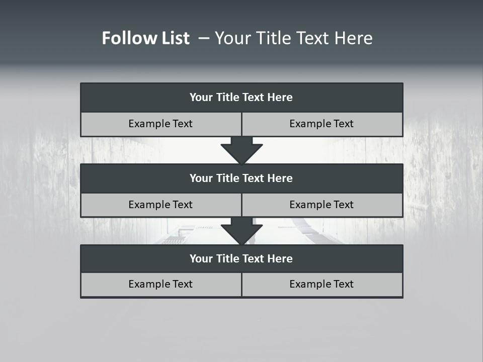 Way Hope Person PowerPoint Template