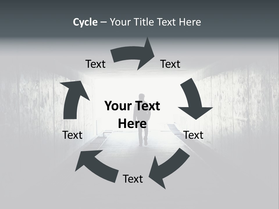 Way Hope Person PowerPoint Template