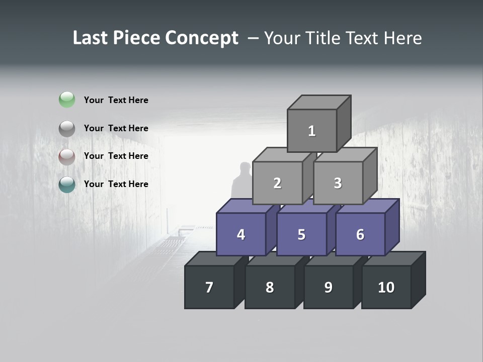 Way Hope Person PowerPoint Template