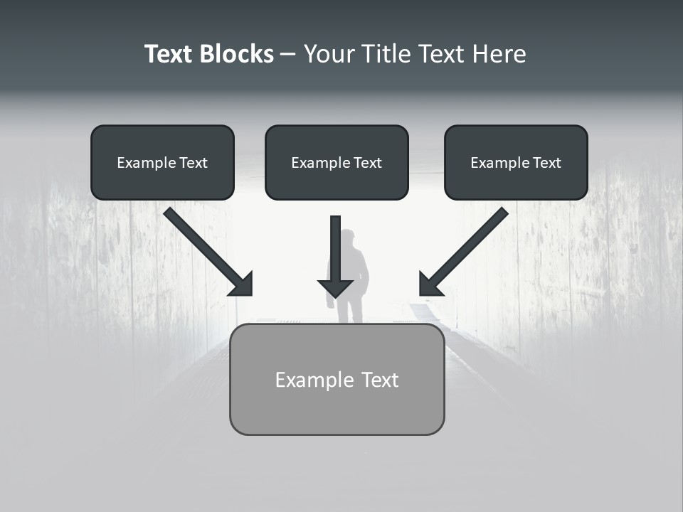 Way Hope Person PowerPoint Template