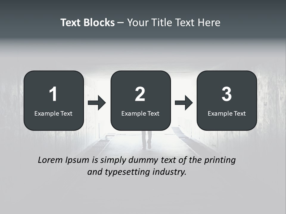 Way Hope Person PowerPoint Template