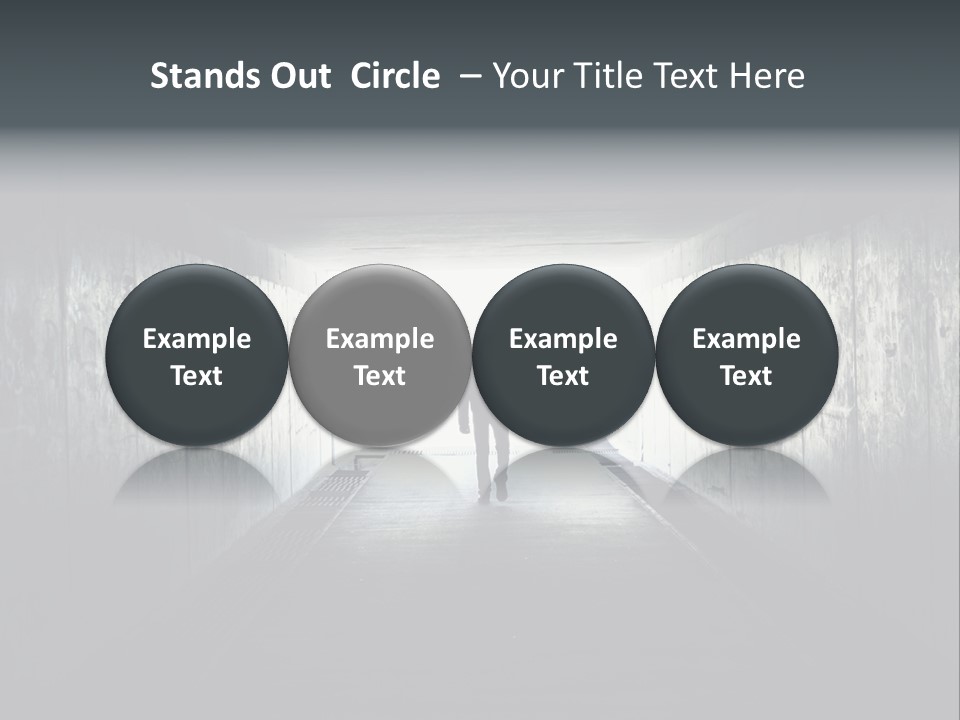 Way Hope Person PowerPoint Template