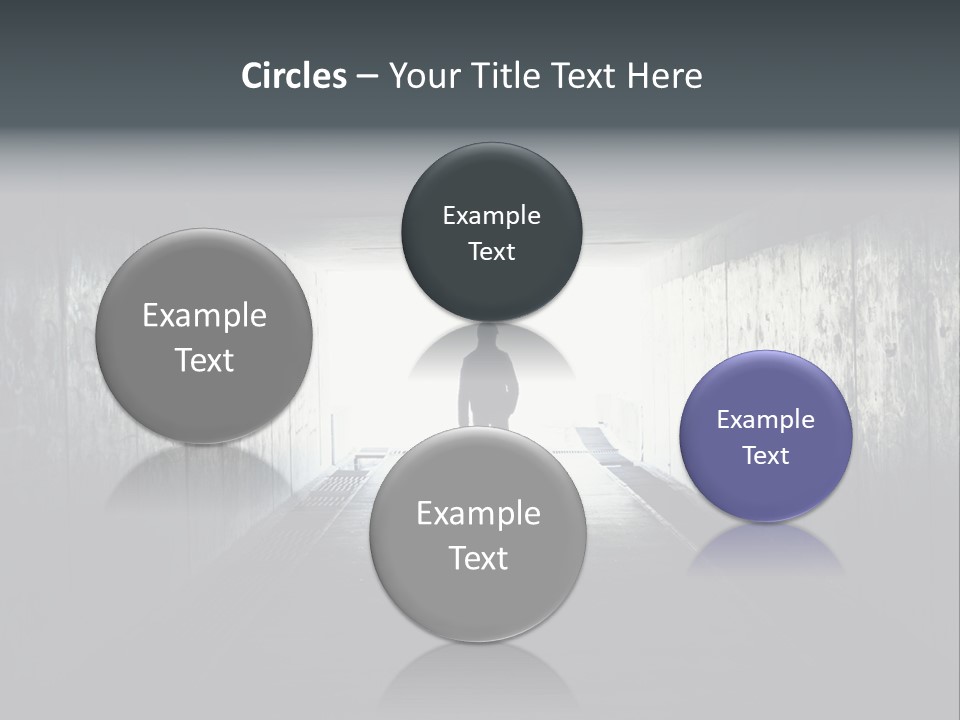 Way Hope Person PowerPoint Template