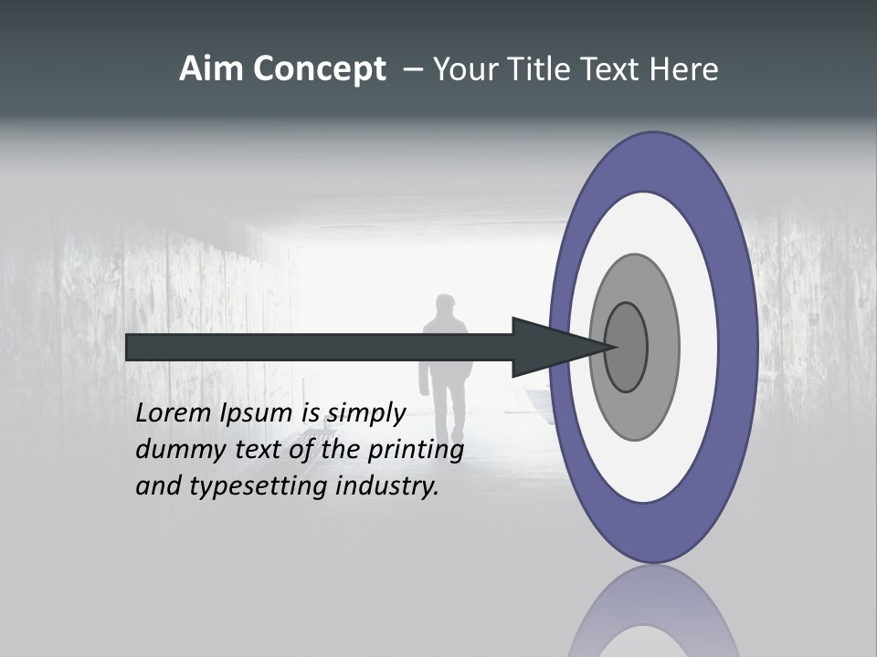 Way Hope Person PowerPoint Template