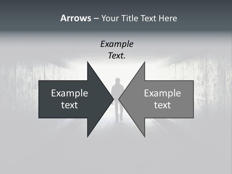 Way Hope Person PowerPoint Template