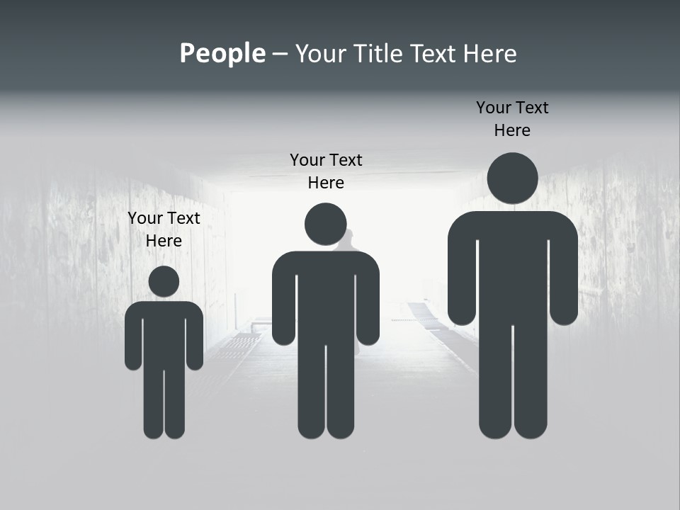 Way Hope Person PowerPoint Template