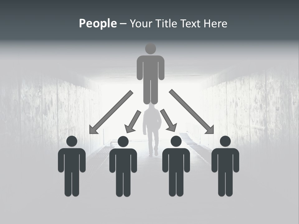 Way Hope Person PowerPoint Template