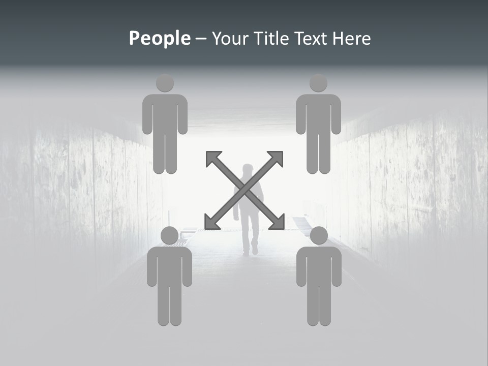 Way Hope Person PowerPoint Template