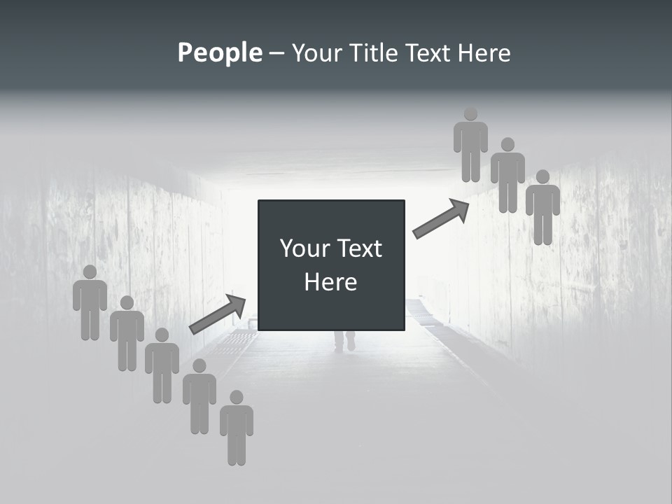 Way Hope Person PowerPoint Template