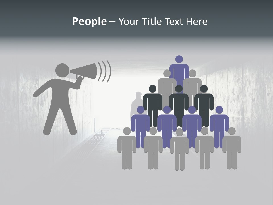 Way Hope Person PowerPoint Template