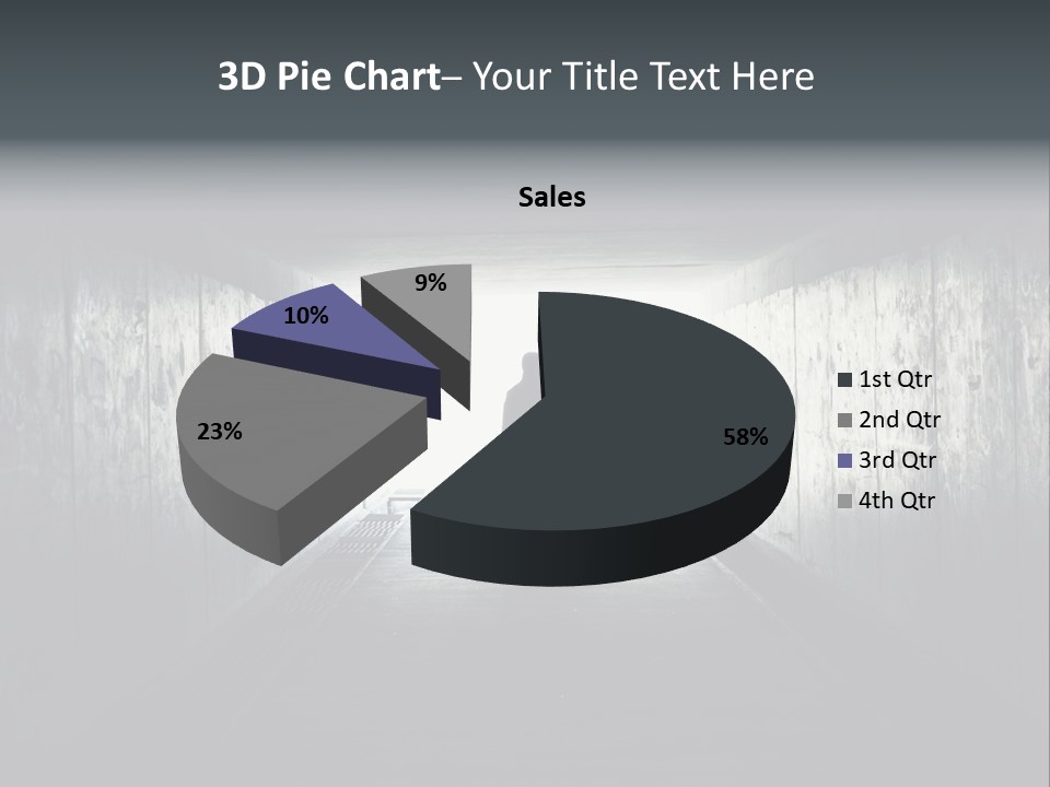 Way Hope Person PowerPoint Template