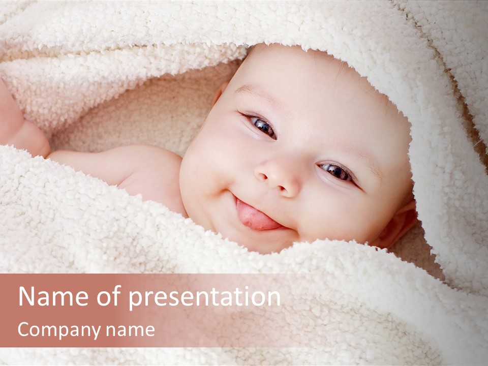 Playful Clean Girl PowerPoint Template