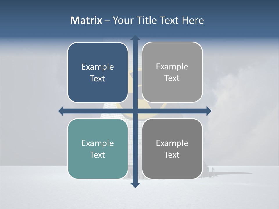 Hazard Tower Smoke PowerPoint Template