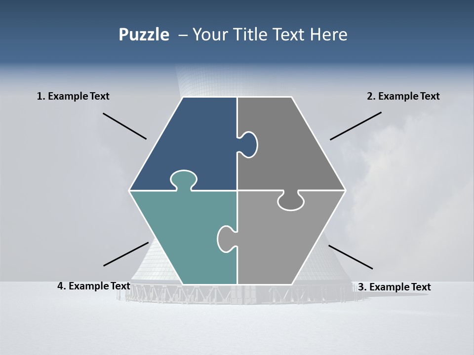 Hazard Tower Smoke PowerPoint Template