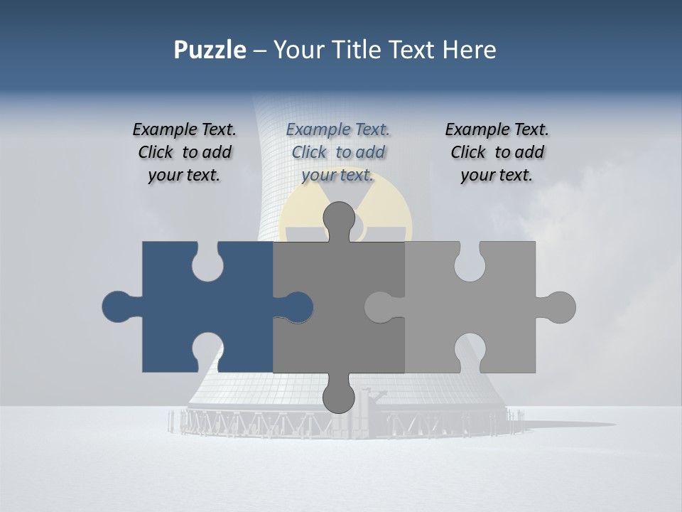 Hazard Tower Smoke PowerPoint Template