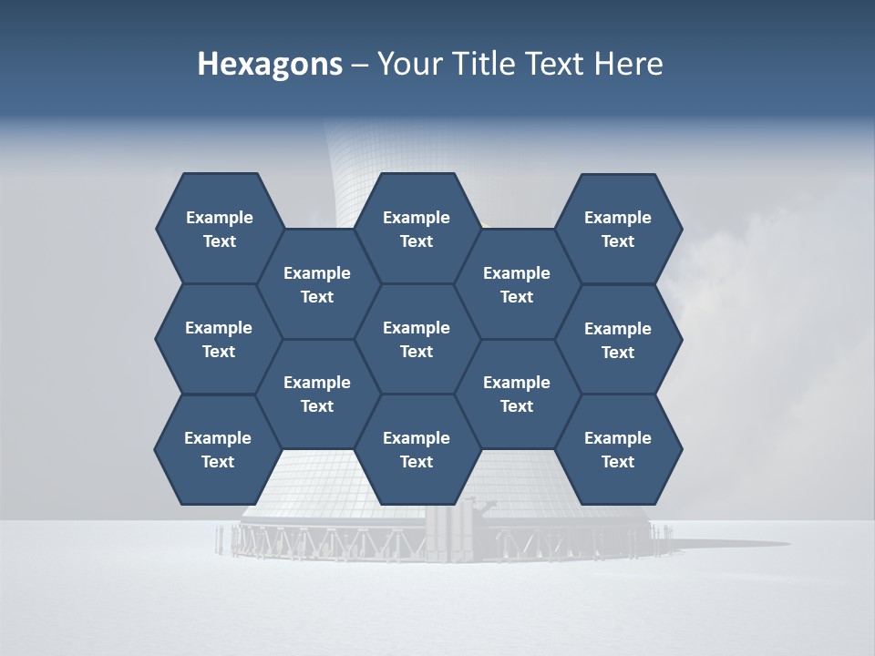 Hazard Tower Smoke PowerPoint Template