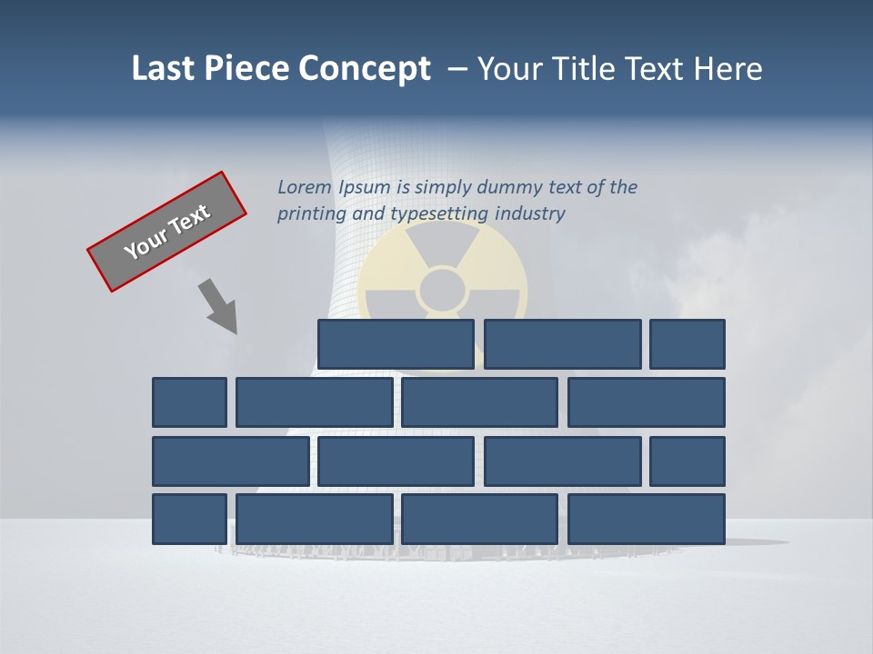 Hazard Tower Smoke PowerPoint Template