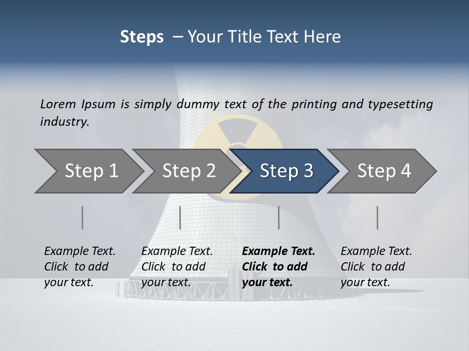 Hazard Tower Smoke PowerPoint Template