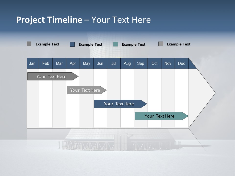 Hazard Tower Smoke PowerPoint Template