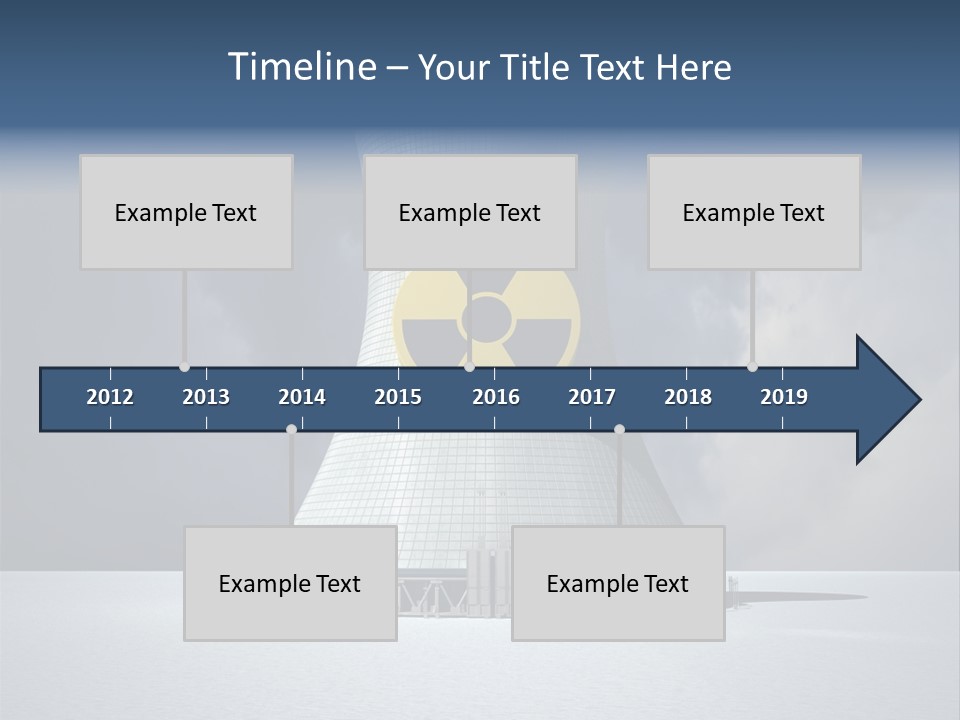 Hazard Tower Smoke PowerPoint Template