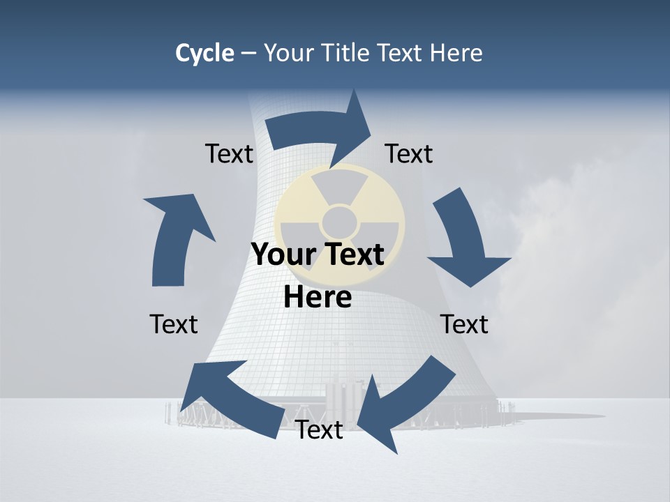 Hazard Tower Smoke PowerPoint Template