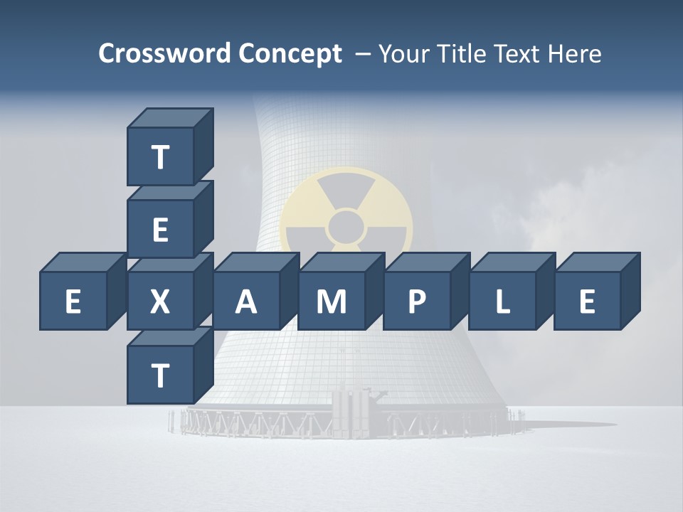 Hazard Tower Smoke PowerPoint Template