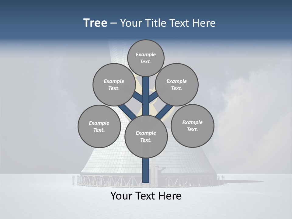 Hazard Tower Smoke PowerPoint Template