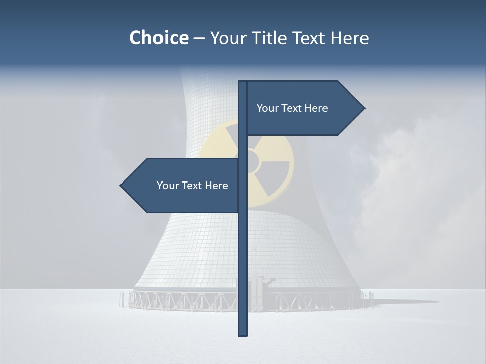 Hazard Tower Smoke PowerPoint Template