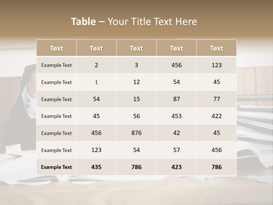Stress Overloaded Books PowerPoint Template