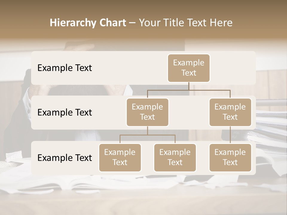 Stress Overloaded Books PowerPoint Template