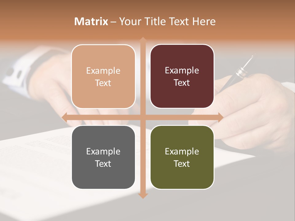 Business Professional Deal PowerPoint Template