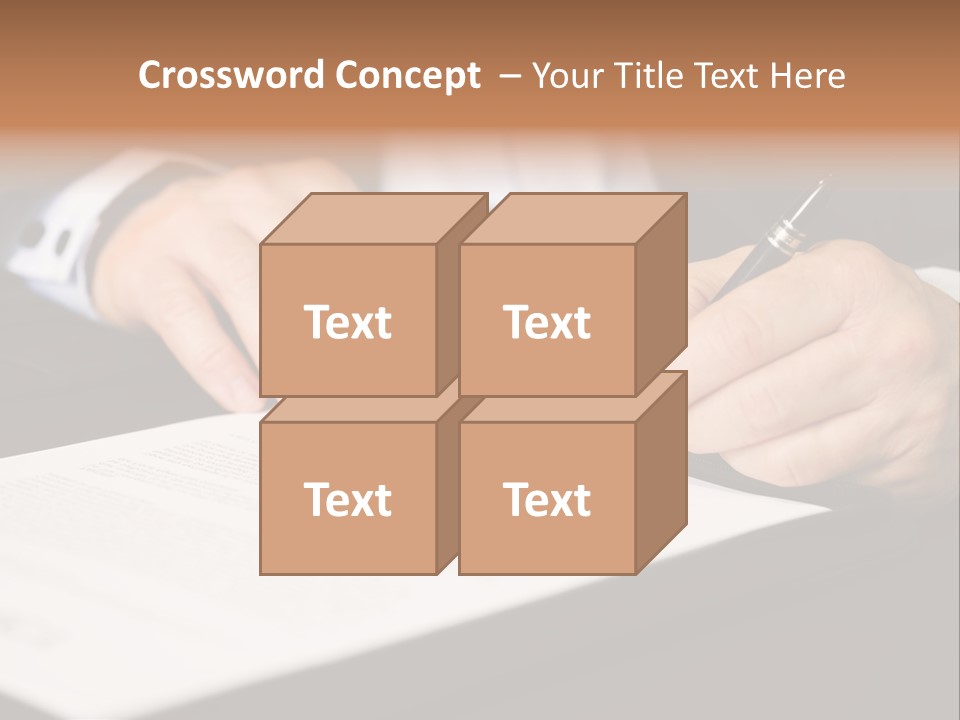 Business Professional Deal PowerPoint Template