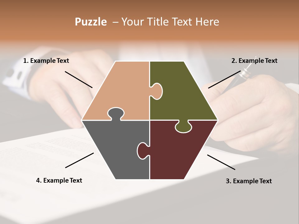 Business Professional Deal PowerPoint Template