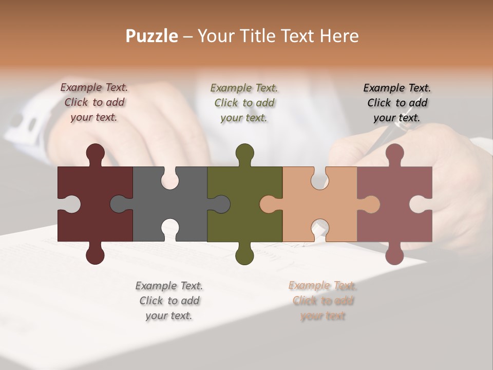 Business Professional Deal PowerPoint Template