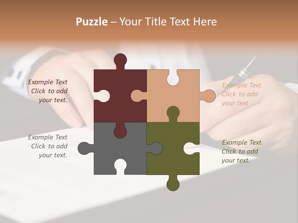 Business Professional Deal PowerPoint Template