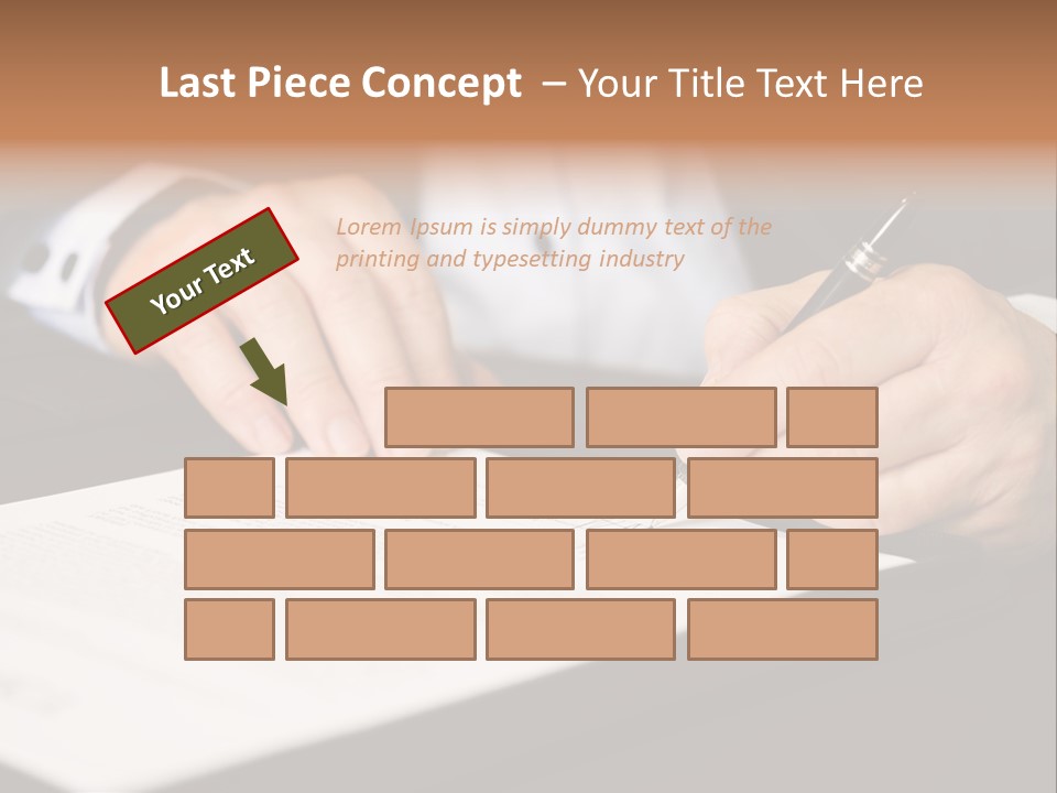Business Professional Deal PowerPoint Template