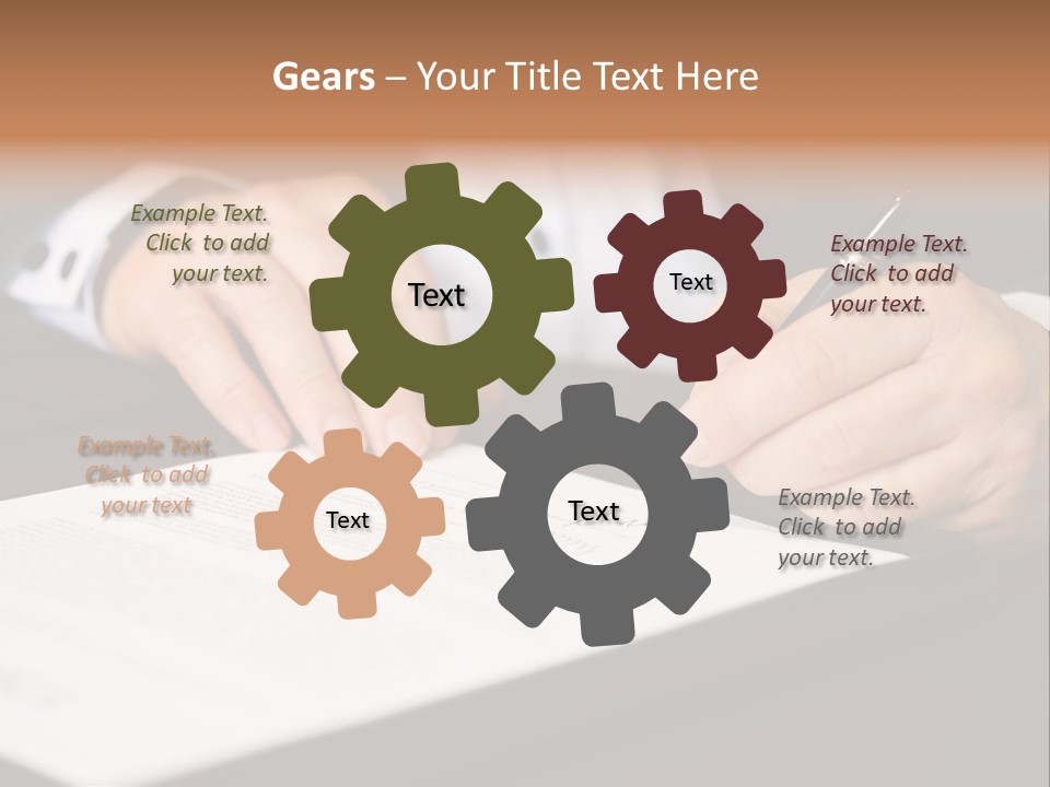 Business Professional Deal PowerPoint Template